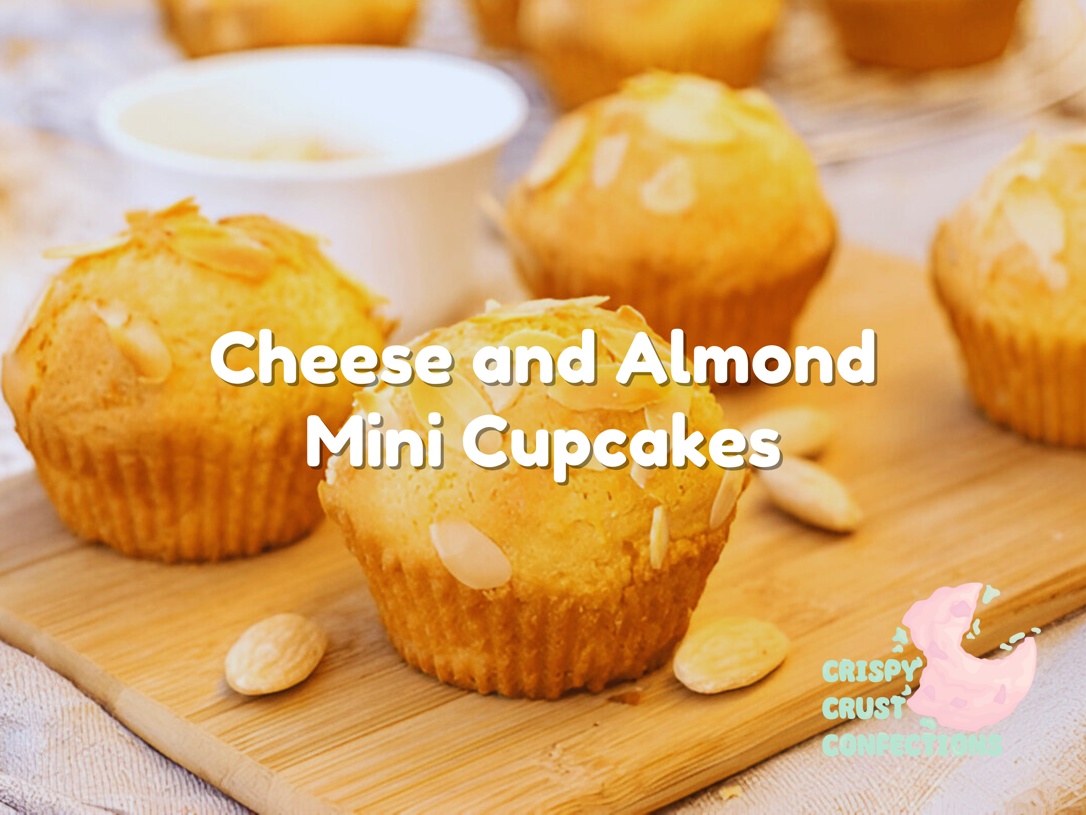 Cheese and Almond Mini Cupcakes Recipe