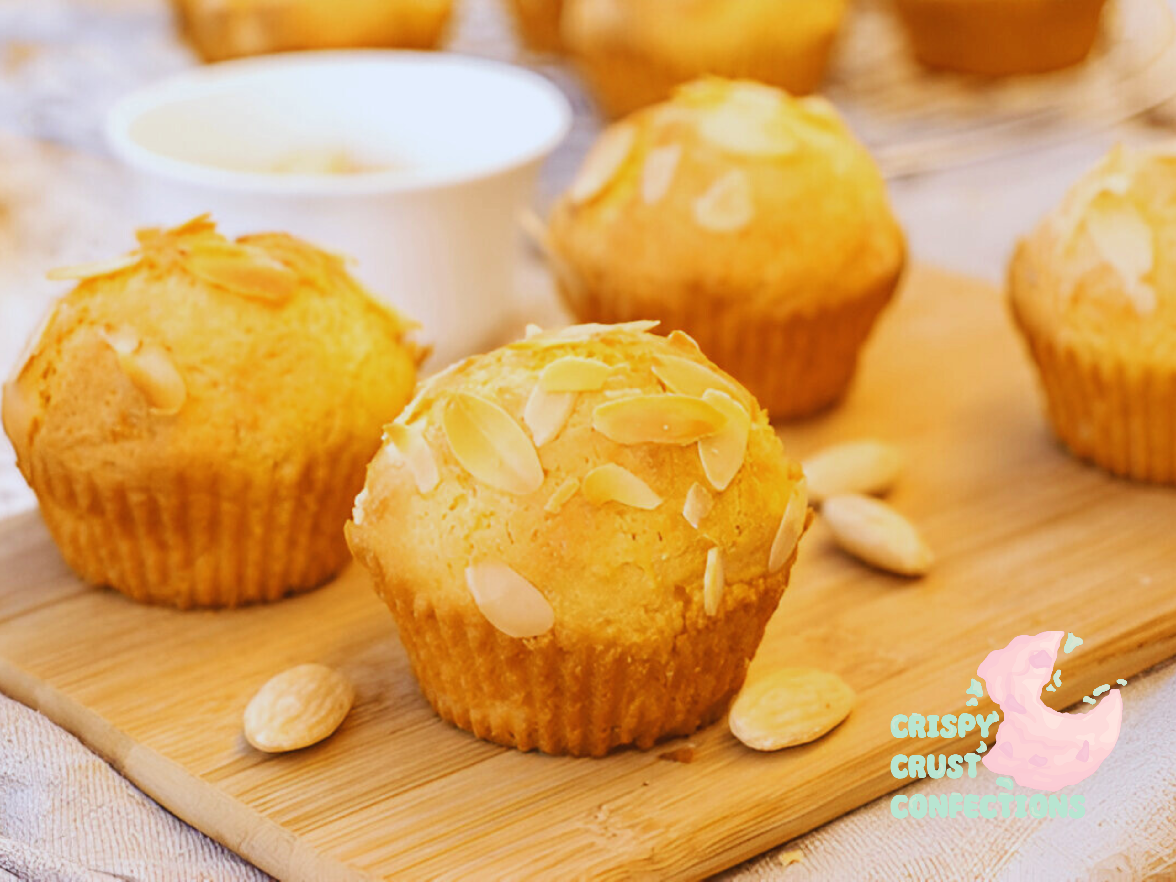 Cheese and Almond Mini Cupcakes