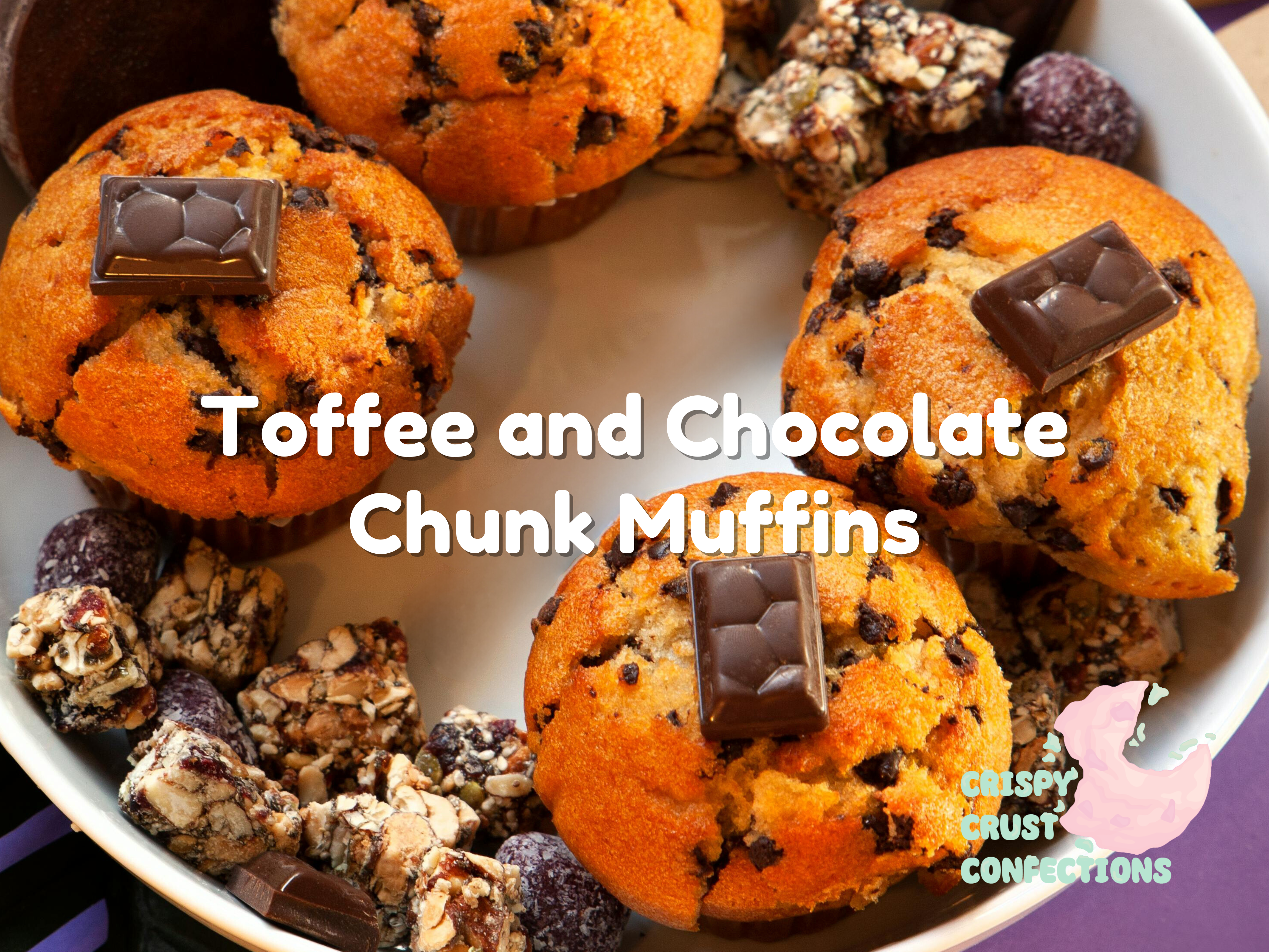 Toffee and Chocolate Chunk Muffins Recipe