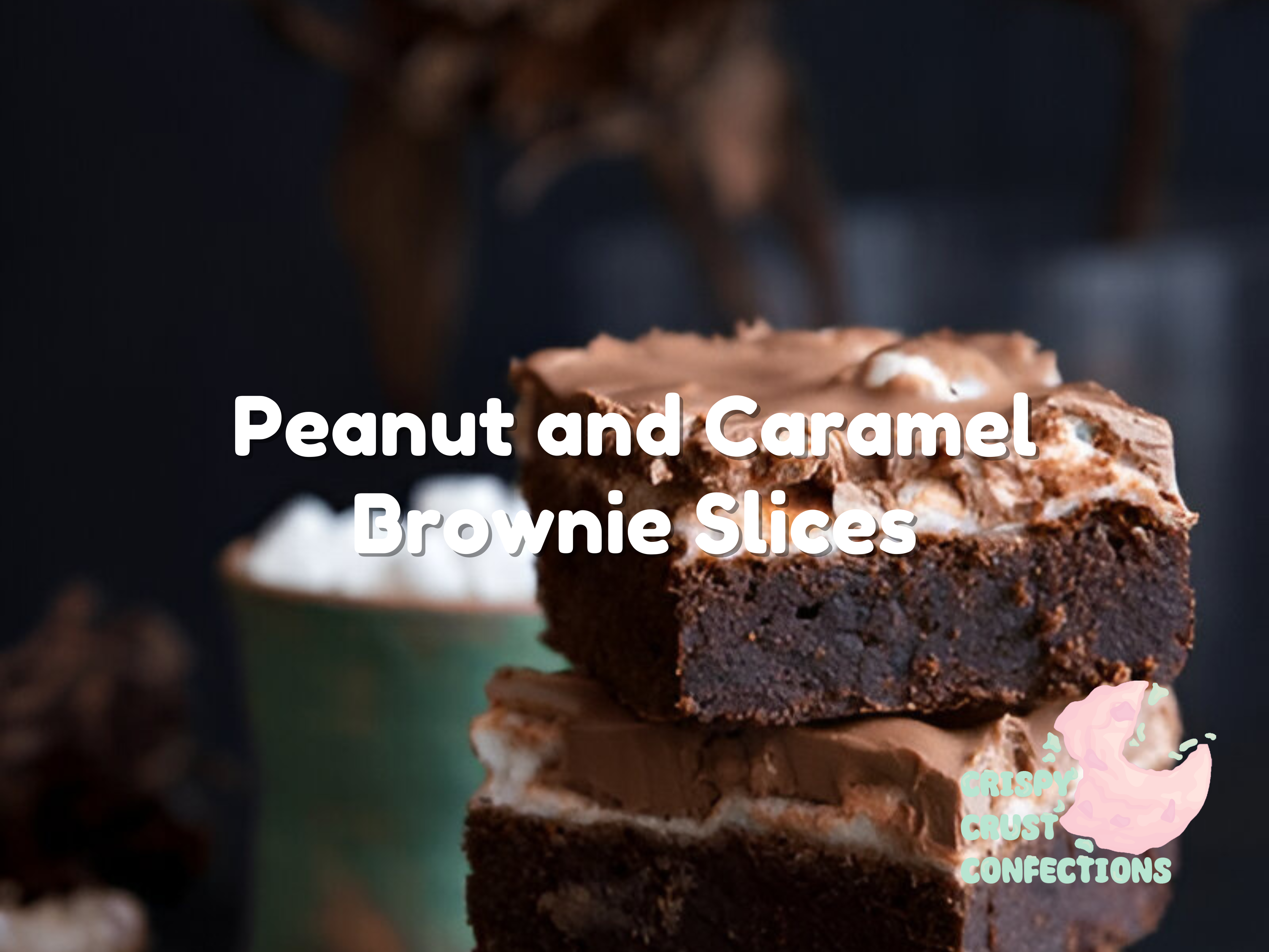 Peanut and Caramel Brownie Slices Recipe