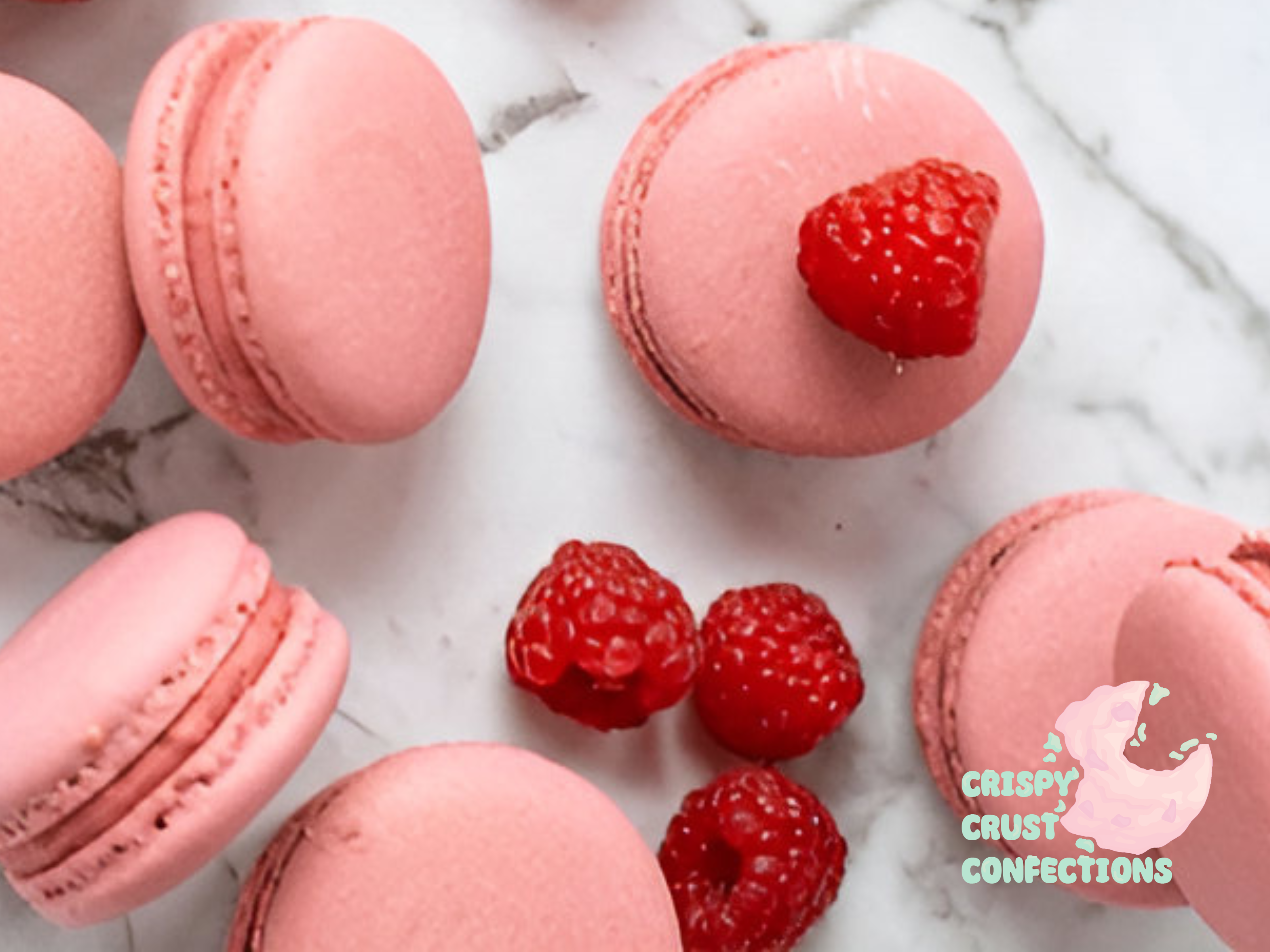 Raspberry Macaroons