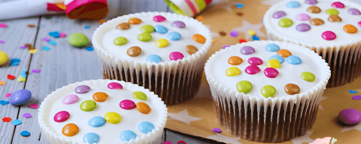 Rainbow Muffins