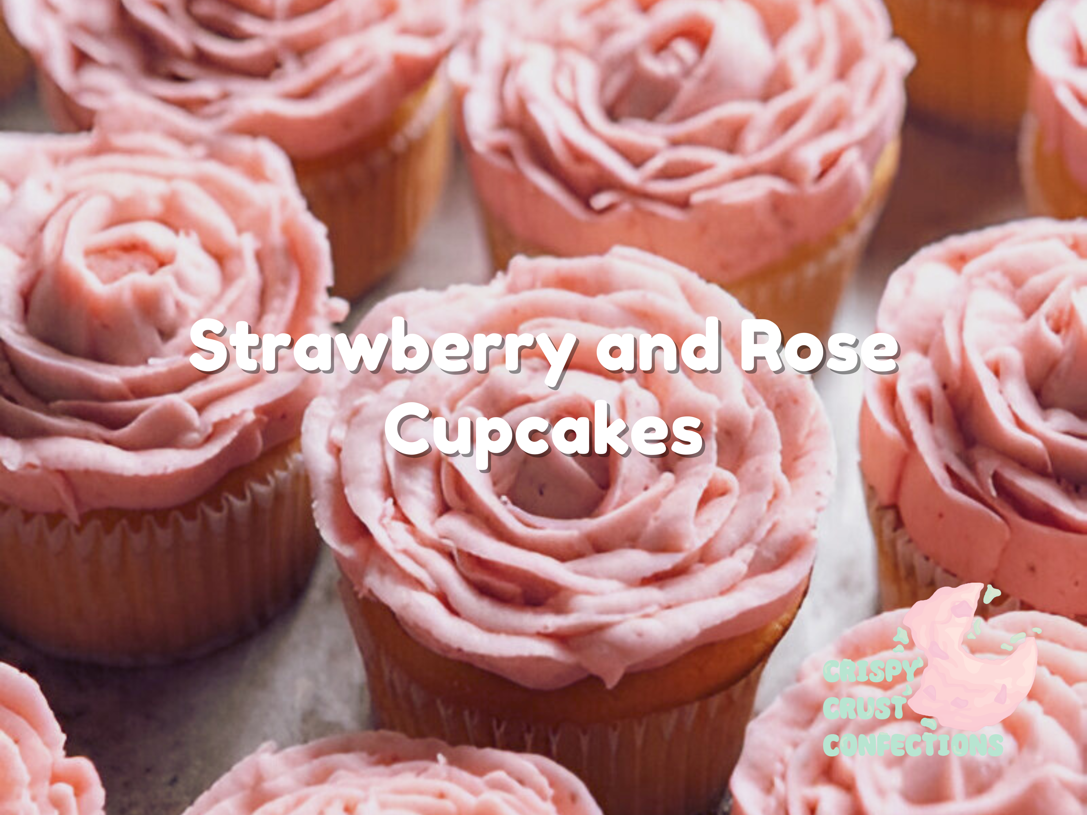 Strawberry and Rose Cupcakes Recipe