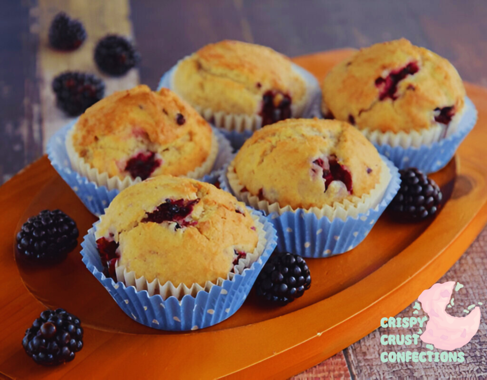 Blackberry and Raspberry Cupcakes