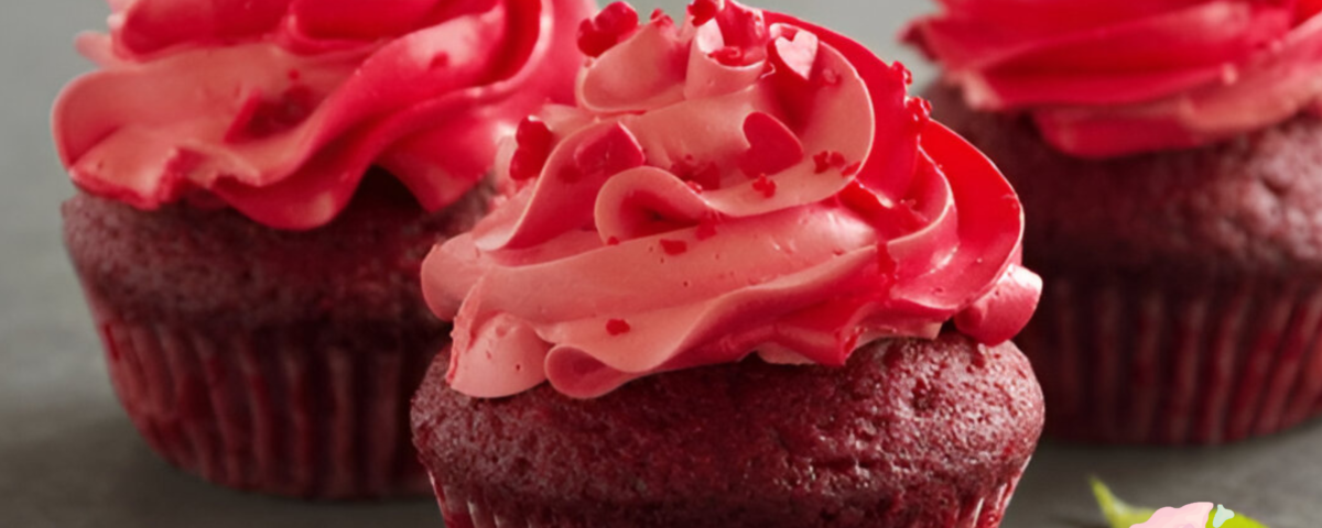 Red Iced Mini Cupcakes