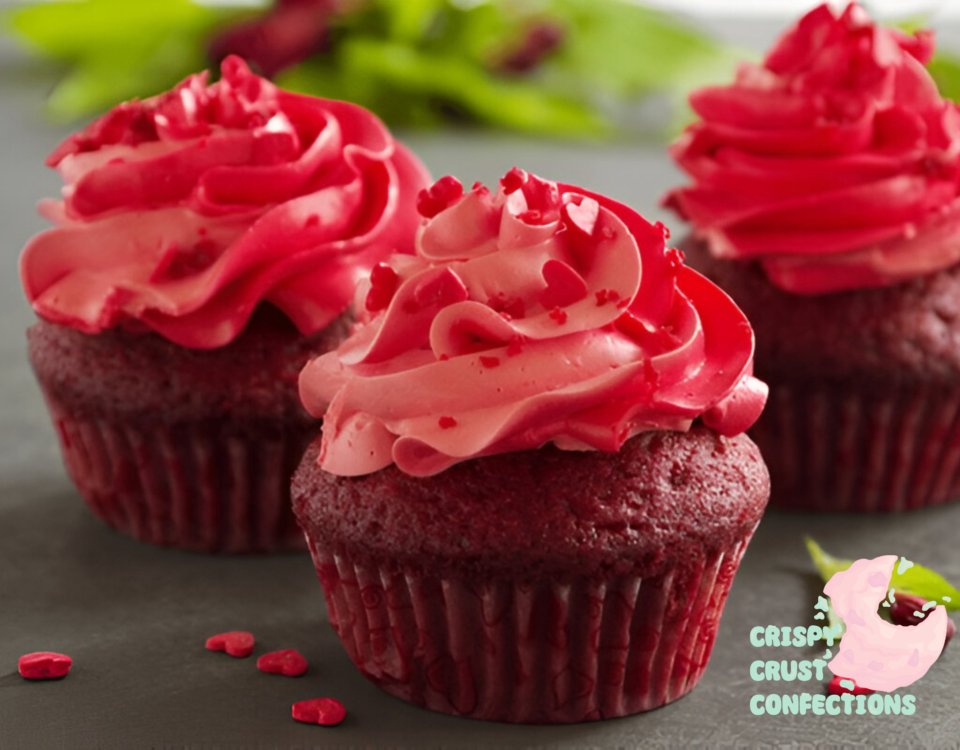 Red Iced Mini Cupcakes