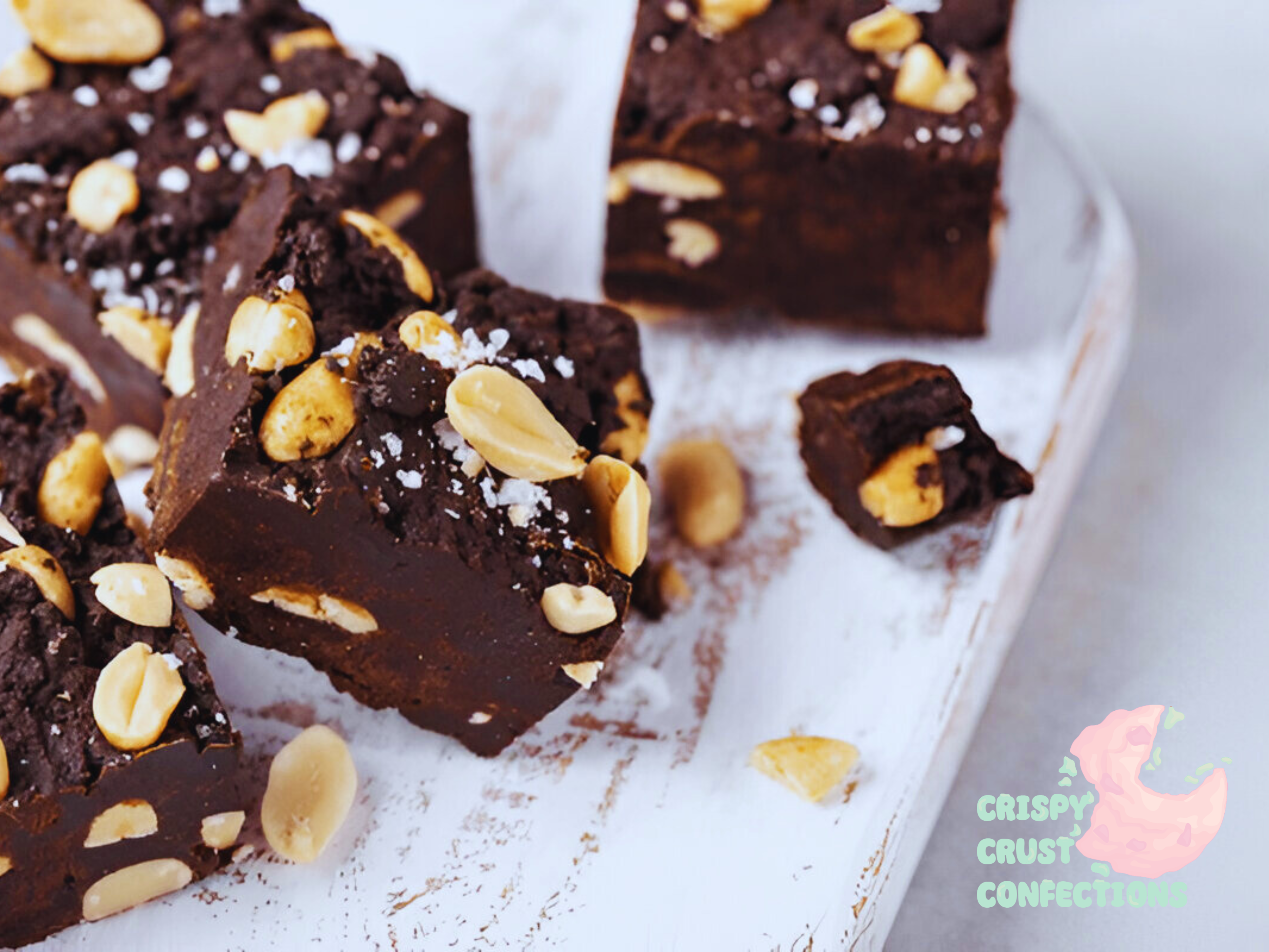 Chocolate and Salted Peanut Brownies