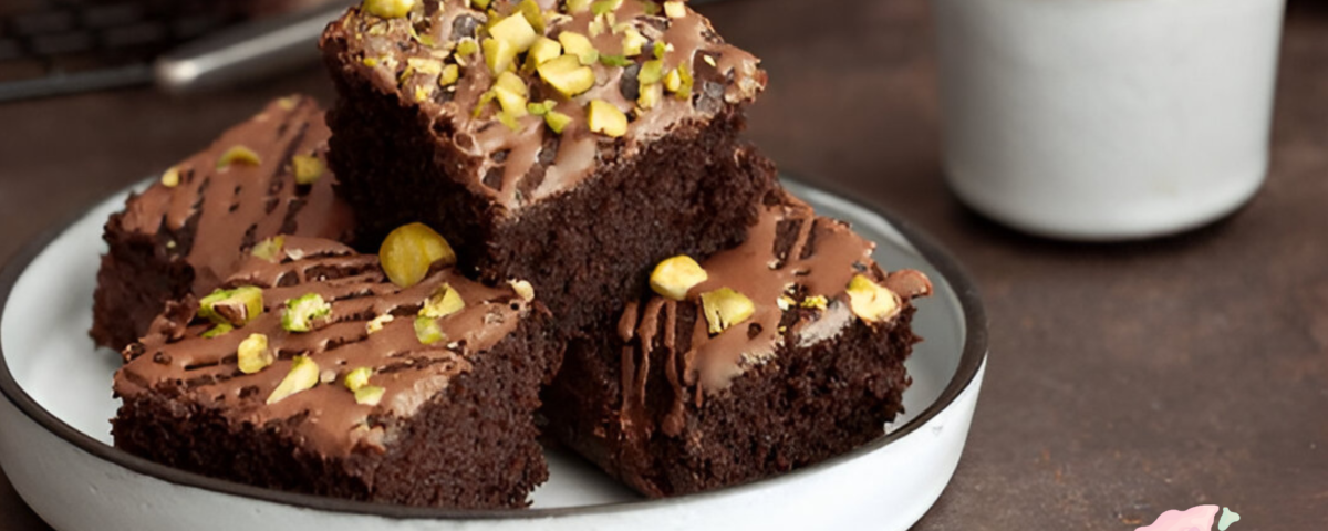 Gluten-free Chocolate and Pistachio Brownies