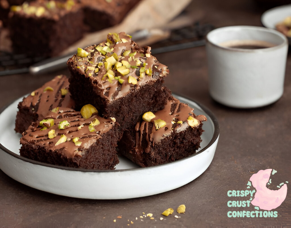 Gluten-free Chocolate and Pistachio Brownies