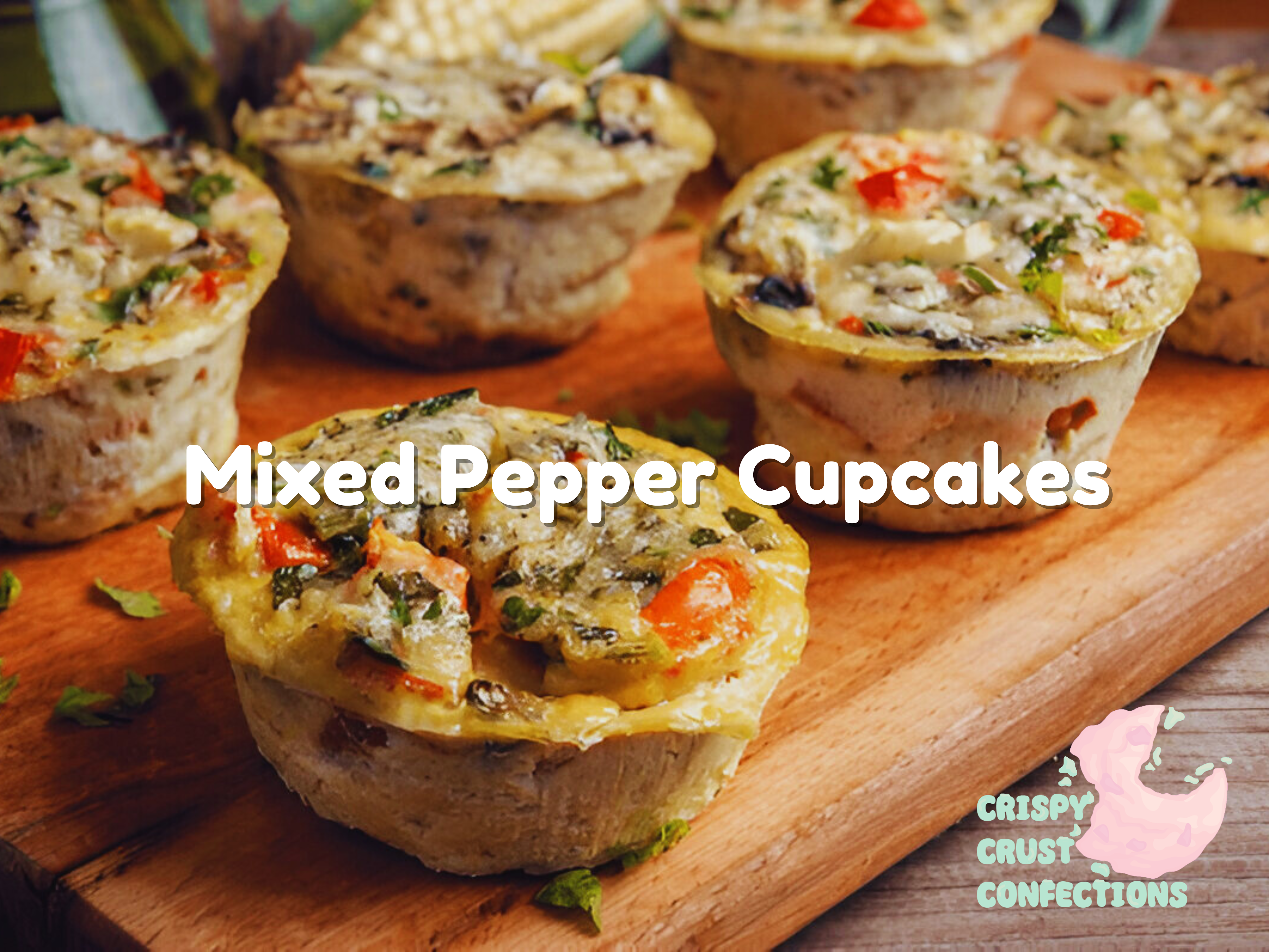 Mixed Pepper Cupcakes Recipe