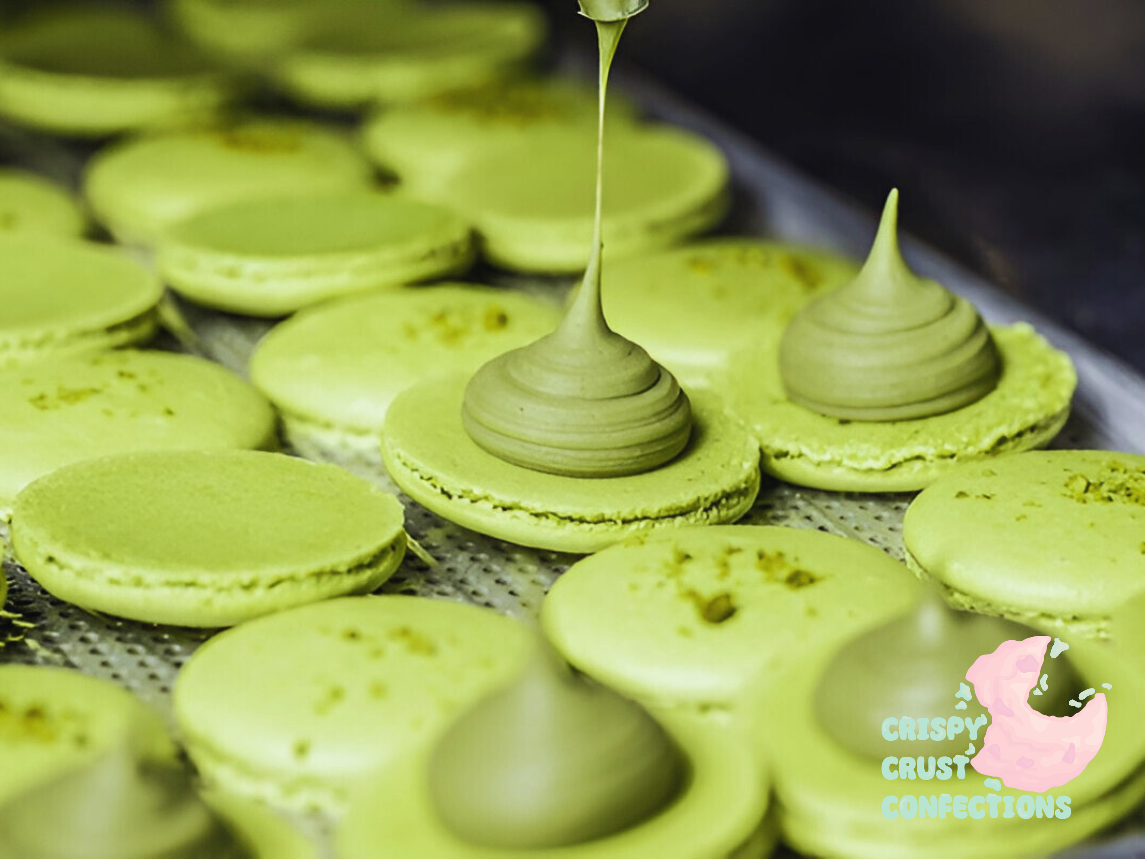 Matcha Green Tea Macaroons