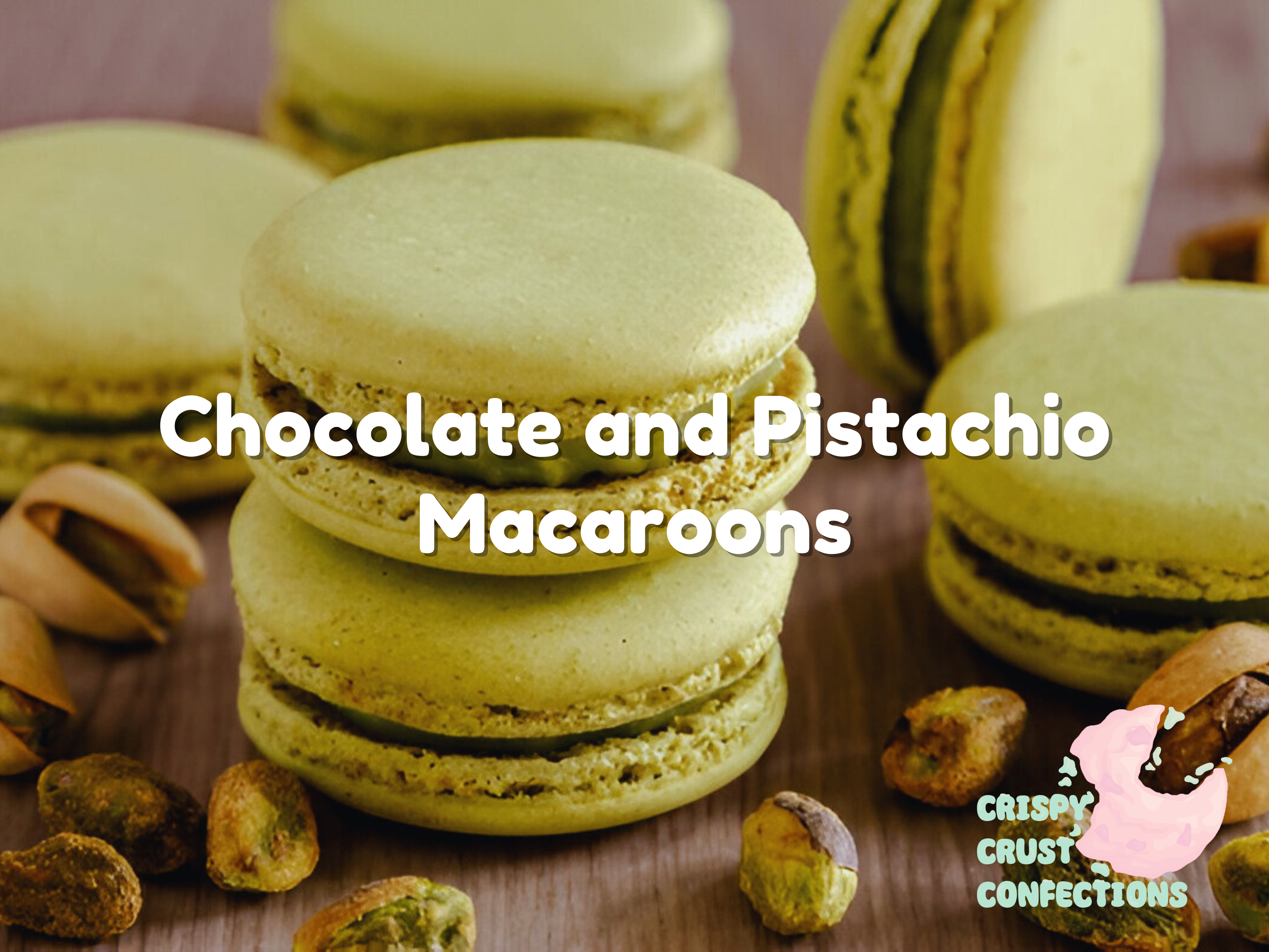 Chocolate and Pistachio Macaroons Recipe