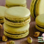 Chocolate and Pistachio Macaroons