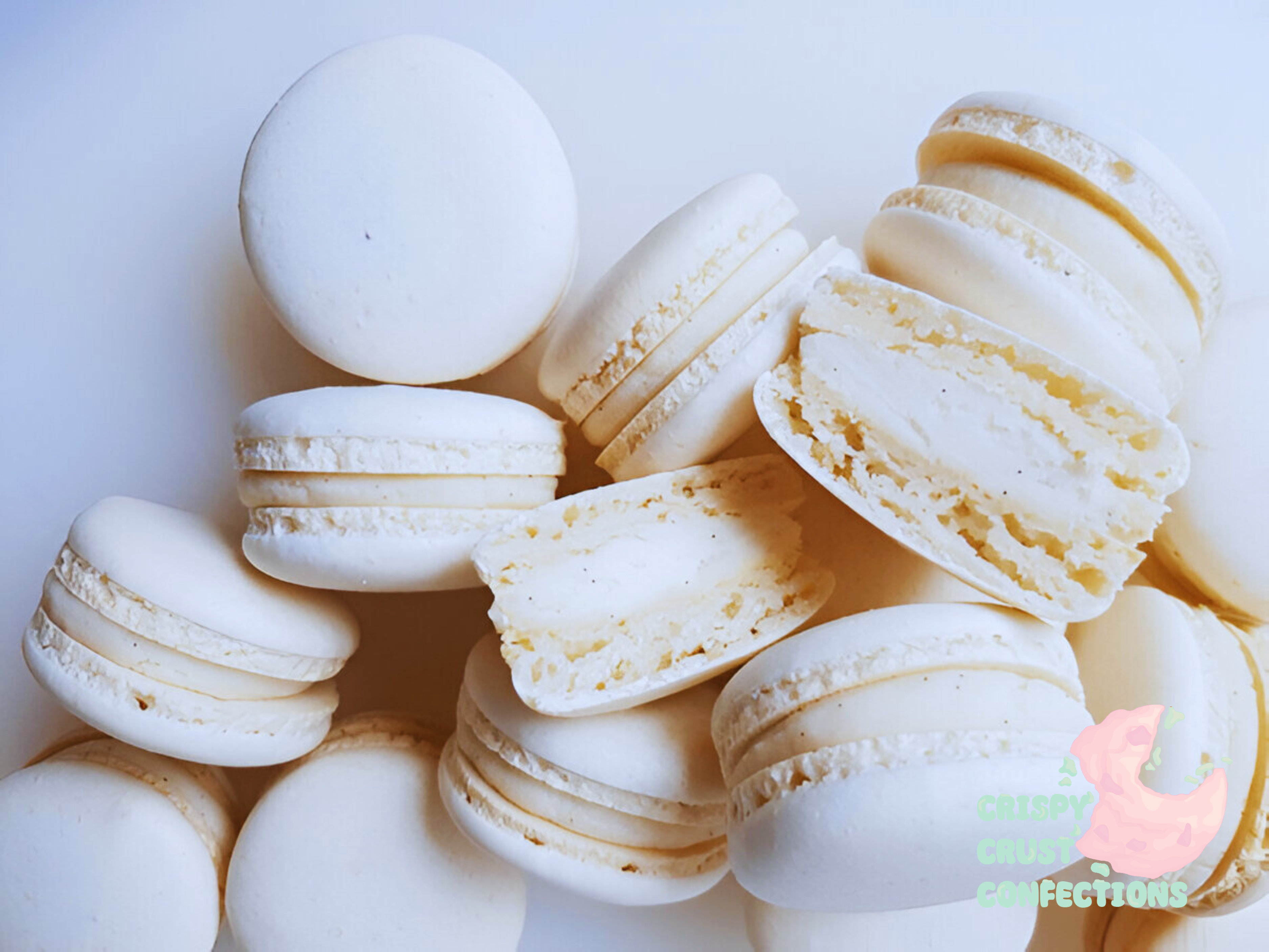 White Chocolate Cream Macaroons